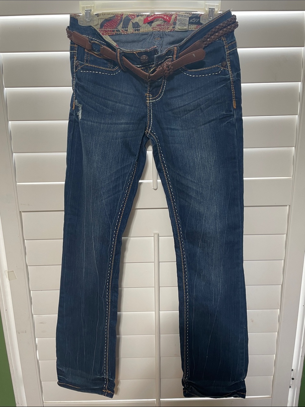 Women's Dark Blue Straight-Leg Jeans
